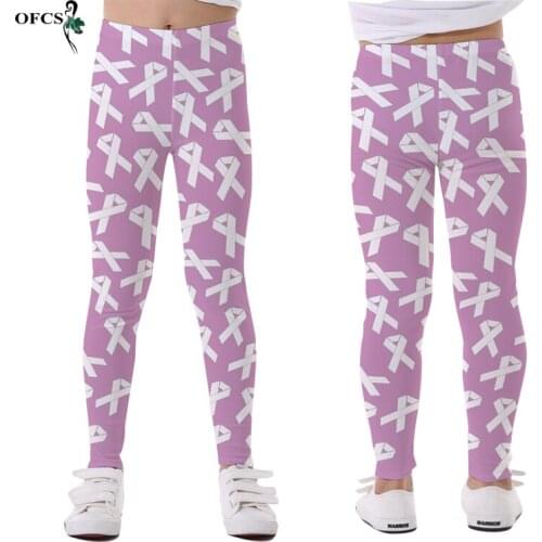 Kids Printing Pants Summer Children Thin Section Leggings Girls Elasticity Slim Pants Casaul 5-12Years Fashion Clothes Hot Pant