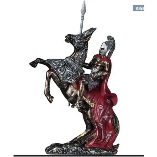 Retro Roman warrior crafts Spartan model accessories decoration cars men retro personalized creative gifts high-end domineer cra