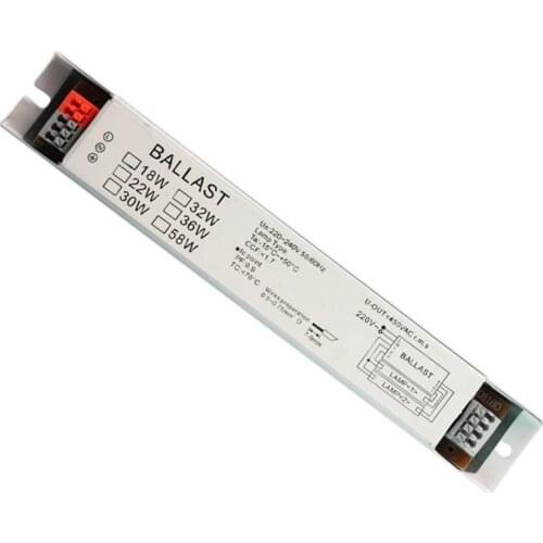 2020 New 220-240V AC 2x36W Wide Voltage T8 Electronic Ballast Fluorescent Lamp Ballasts