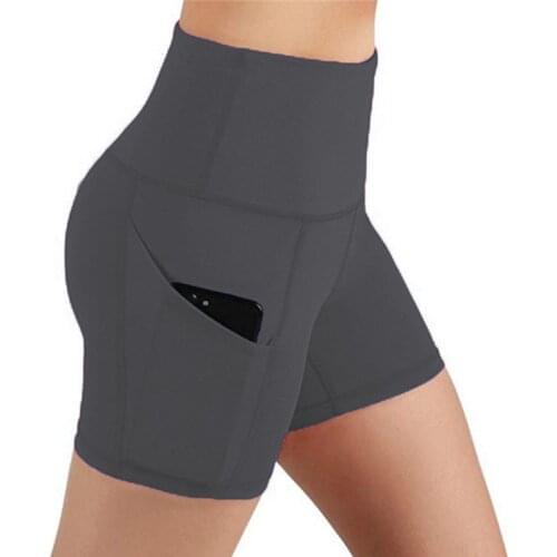 Casual Ladies Leggings Summer High Waist Solid Color Fitness Tight Fitting Breathable Pockets Fashion Fitness Leggings