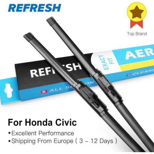 REFRESH Windscreen Wiper Blades for Honda Civic 7th 8th 9th Generation ( for International Version Only )