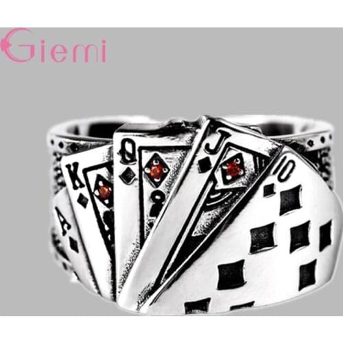 Gothic Steampunk Adjustable Best Friend Rings For Women Men 2020 Trend Fashion Jewelry 925 Sterling Silver Wholesale