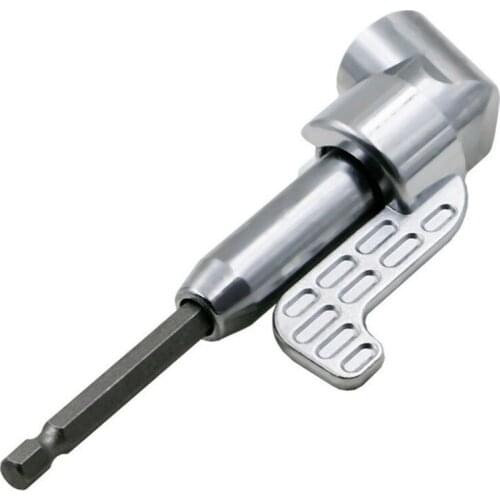 105 Degree Right Angle Drill Extension Shank Quick Change Driver Drilling Screwdriver Magnetic 1/4 Hex Socket Close Corner Tool