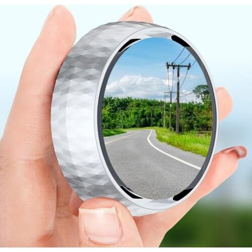 High Quality Car Blind Spot Mirror 2Pcs Rear View Mirror with Wide Angle Adjustable Sucker Round Parking Mirror