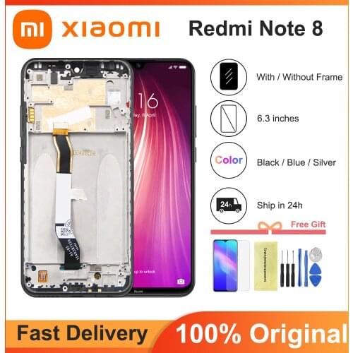 6.3" For Xiaomi Redmi Note 8 LCD Display Screen+Touch Screen Digitizer Assembly Replacement For Redmi Note 8 Display