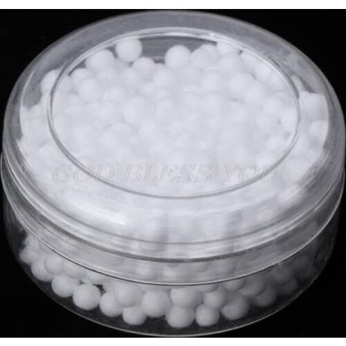 1 Box Fishing Bait Foam Buoyancy Pop Ups White 2-4mm Lure Round Beads Carp Bream Drop Shipping