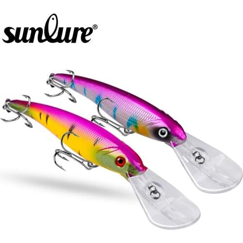 1pc 7 colors Minnow Fishing Lures 0.99oz-28g Hard Lure Fishing 16.5cm-6.5" Tackle 2# Hook Artificial Bait Hard Lure DW1087