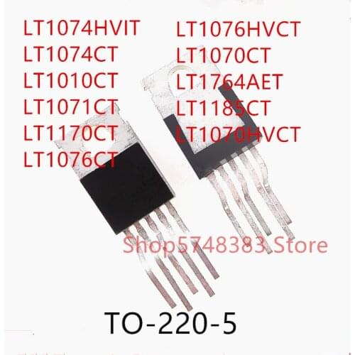10PCS LT1074HVIT LT1074CT LT1010CT LT1071CT LT1170CT LT1076CT LT1076HVCT LT1070CT LT1764AET LT1185CT LT1070HVCT TO-220-5