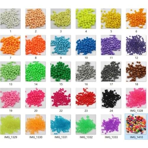 200Pcs 30 Colors 5mm aqua Water beads Spray perlen Perler Magic beads Educational 3D beads Puzzles Accessories for Children Toys