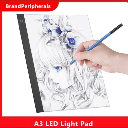 A3/A4 LED Light Pad Artcraft Tracing Light Box Copy Board Digital Tablets Painting 3-level Dimmable Brightness Tracing Copying