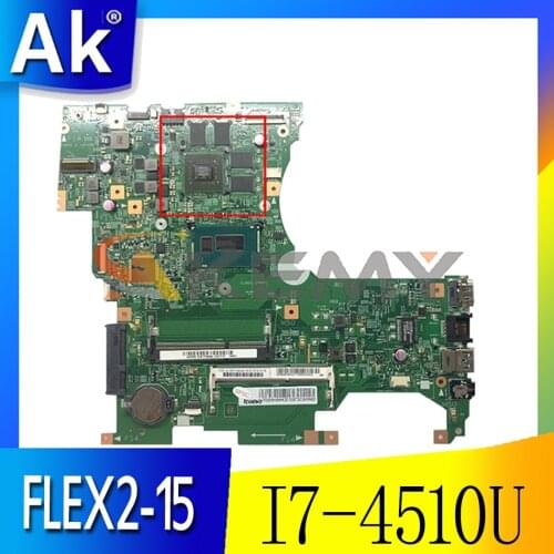 Akemy 13309-1 448.00T04.0011 Motherboard For Lenovo FLEX2-15 Laptop Motherboard CPU I7 4510U GT840M DDR3 100% Test Work