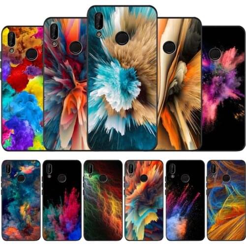 Dazzle gorgeous black soft Phone Case for huawei P40 P30 P20 Pro lite P9 Lite Psmart 2019 Y6 Y9 Prime mate40 30 20 luxury cover
