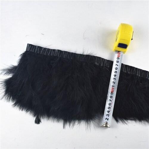 Marabou Feather Boa Trim Fluffy 2Yard/Lot Height 15-20cm Turkey Feathers for Crafts Ribbon DIY Wedding Decoration Apperal Sewing