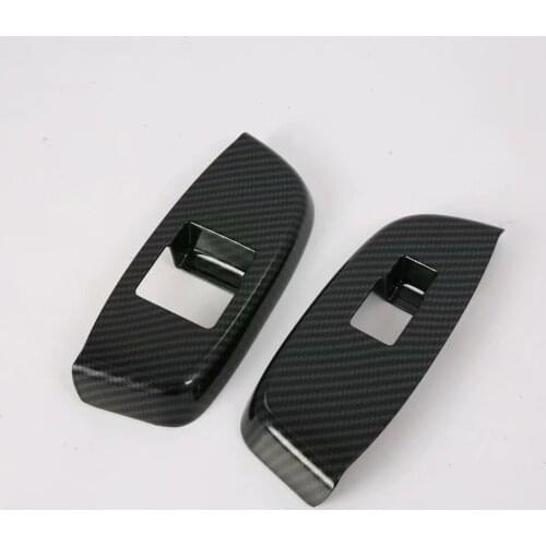 For Nissan NV200 Evalia 2013-2018 Carbon Fiber Color Car Interior Accessories Decoration Door Window Switch Cover Trims