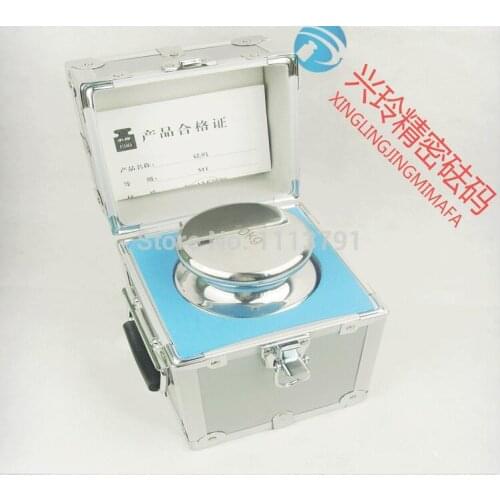 F1 Grade 1 pcs 10kg 304 Stainless Steel Digital Scale Calibration Weights Kit Set w Certificate, precision Packed