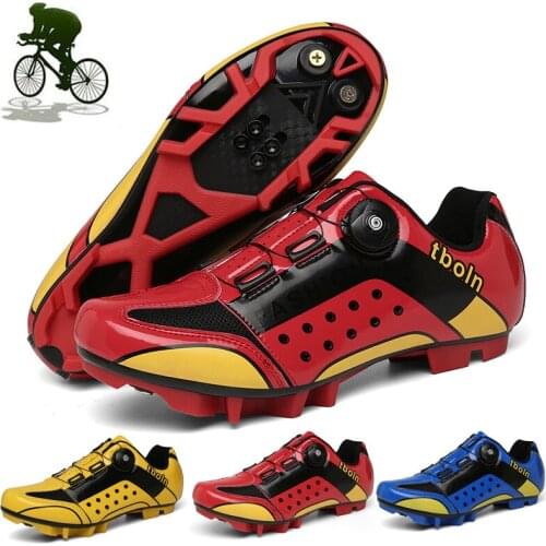 MTB Cycling Shoes Men Sapatilha Ciclismo Sneakers 2021 Road Mountain Bike Outdoor Professional Sneakers Women Self-locking