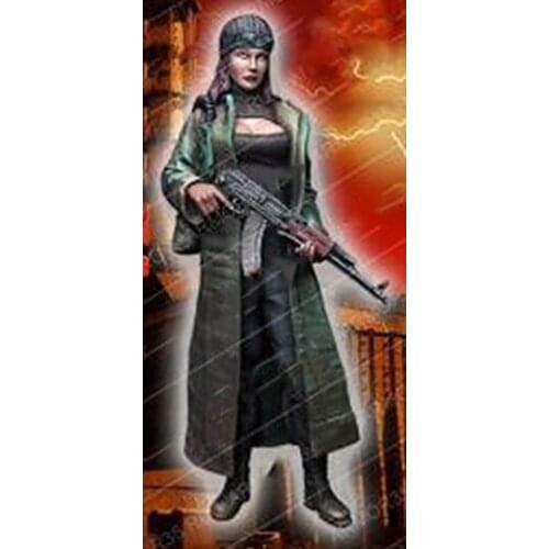 New Unassembled 1/35 Girl (stalker) winter Resin Kit DIY Toys Unpainted resin model