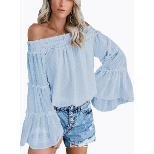 New Womens Autumn Shirt A-line Collar Long Sleeve Shirt Floral Casual Loose Tops Ladies Shirts Poleras Mujer De Moda 2019