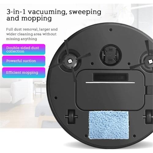 New Automatic Robot 3-In-1 Smart Wireless Sweeping Vacuum Cleaner Dry Wet Cleaning Machine Charging Intelligent Vacuum Cleaner