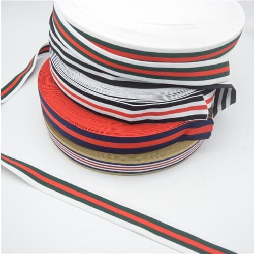 5yards Striped Rubber Elastic Ribbon Trim, DIY Fashion Elastic Trim Pants Edge wide:4cm