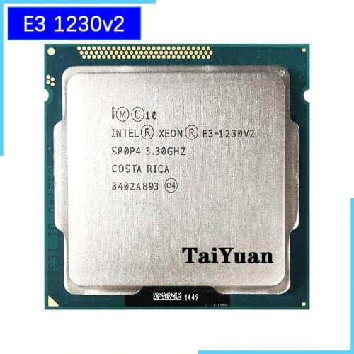 Intel Xeon E3-1230 v2 E3 1230v2 E3 1230 v2 3.3 GHz Quad-Core CPU Processor 8M 69W LGA 1155