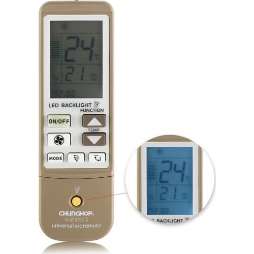 A/C controller Air Conditioner Air Conditioning Remote Control CHUNGHOP K209ES USE FOR Gree Midea York National K-209ES