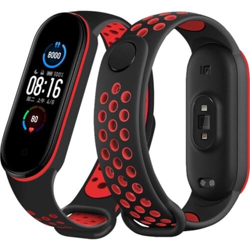 Strap for Mi band 6 Bracelet Sport Silicone Miband4 miband 5 Wrist correa belt Replacement Wristband for xiaomi Mi band 4 3 5 6