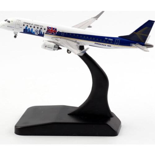 1:400 Scale Embraer Airways Emb-190 Airlines Model with Base Alloy Aircraft For Collectible Souvenir Show Gift Toys