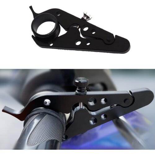 1PCS Aluminum Motorcycle Accessories with Rubber Ring Handlebar Motorcycle Throttle Lock Clip Universal Cruise Control Clamp