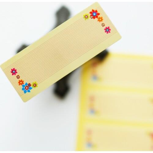 108pcs Floral Border Blank Seal Stickers Handmade Sticker Baking Packaging Biscuit Bag Decoration Sealing Sticker