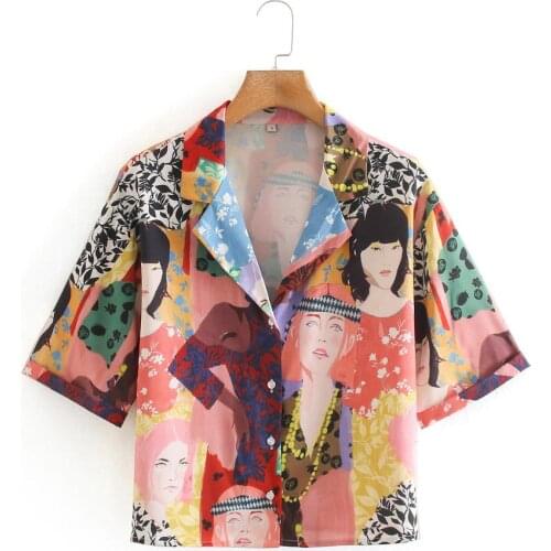 AIBODUO Short Blouses