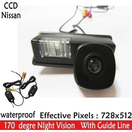 WIFI camera auto wrieless parking camera in Rear view Camera 170'' Wide view Angle HD CCD for Nissan Cefiro Tiida Teana Paladin