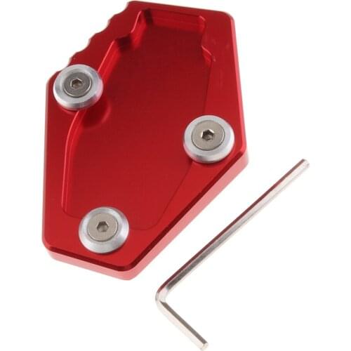 Motorcycle CNC Side Stand Kickstand Enlarge Plate Pad For Ducati Monster 795 796 821 1200