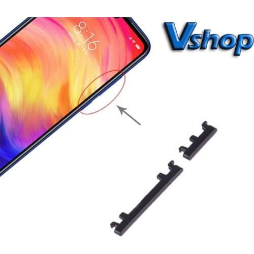 Side Keys for Xiaomi Redmi Note 7 Pro Power Button Volume Button For Xiaomi Redmi Note 7 Mobile Phone Replacement Parts