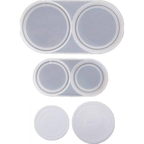 Coin Capsules Resin Mold with 200 Foam Gasket Coin Storage Box Mould Craft Tools