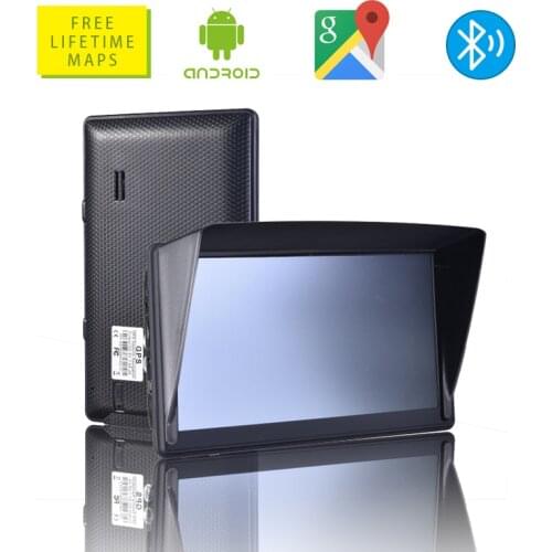 Oriana 7" Inch Android Quad Core 8G/16G Car GPS Navigation Sat Na AV-IN Bluetooth WIFI FM Transmitter Bundle Free Maps