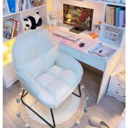 Computer Chair Home Lazy Sofa Chair Dormitory Bedroom Back Chair Comfortable Sedentary Desk Seat Single Sofa