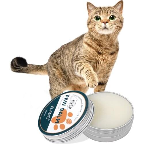 Pet Paw Care Cream Soother Dry Cracked Irritated Organic All Natural Ingredients Moisturizing Protection Forefoot Toe Health