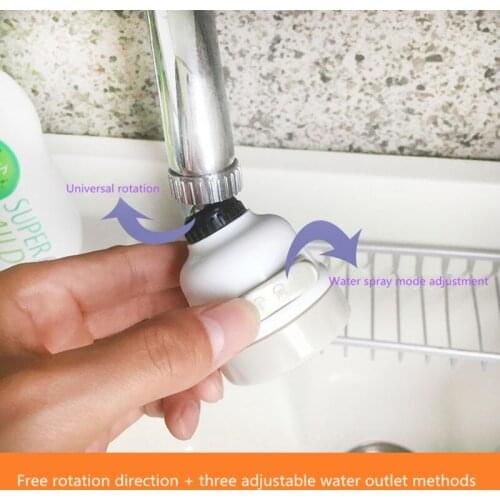 Kitchen Shower Faucet 360 Rotate Swivel Faucet Nozzle filter water saver Faucet Booster Shower Household Faucet Adapter Bubbler