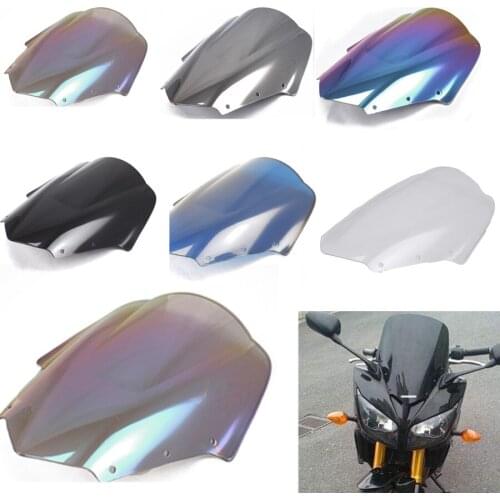 1pcs ABS Plastic Motorcycle Wind Deflectors screen Windshield Windscreen For 2006-2011 Yamaha FZ1 Fazer FZ1S FZS1000S