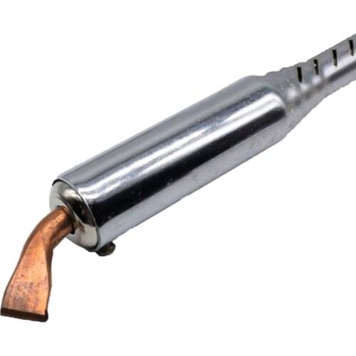 220V Heavy Duty Electric Soldering Iron 75W 100W 150W High Power Soldering Iron Chisel Tip Wood Handle