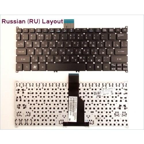 New Keyboard RU Russian Version For Acer KB.I100A.207 NK.I101S.01Q ZHA AEZHAR00010 Laptop