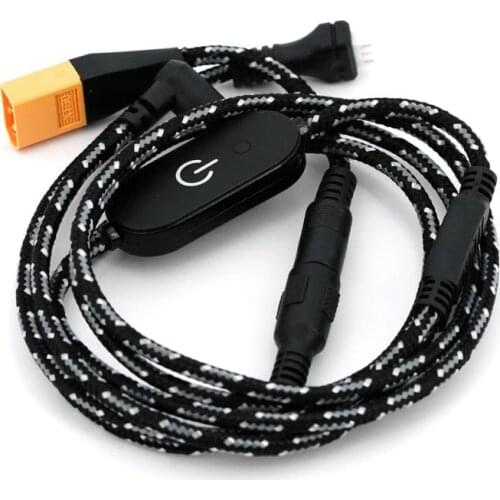 Original TeamBlackSheep TBS SYK KABLE 1250mm 2S-6S Power Supply Cable for Fatshark Goggles FPV Racing Freestyle Drones