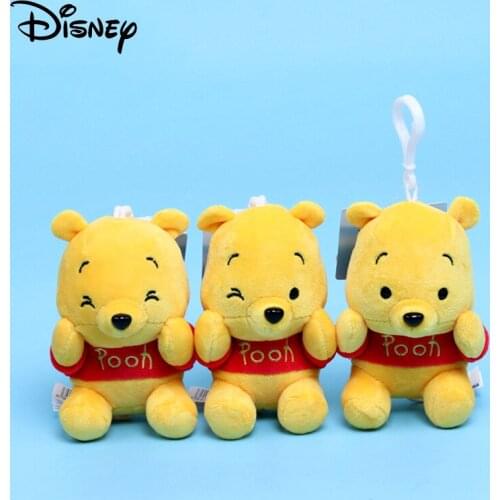 Disney classic Winnie the Pooh plush doll pendant toy disney bag pendant decoration doll machine doll toy birthday gift