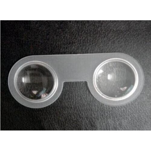 #QWIO-108 High quality Telescope lens, Conjoined lens, Size: 108X44X4.8mm , PMMA materials, Clean surface