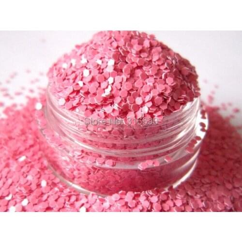 Pink Nail Art Glitter Decoration