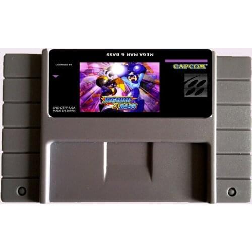 Save File Megaman & Bass NTSC 16 Big Gray Game Card For USA Version Game Player