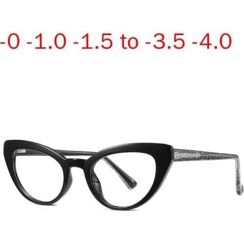 MINCL/Female Myopia Sun Photochromic Cat Glasses 2020 New Fashion trend Retro Full frame Nearsighted sunglasses UV400 NX