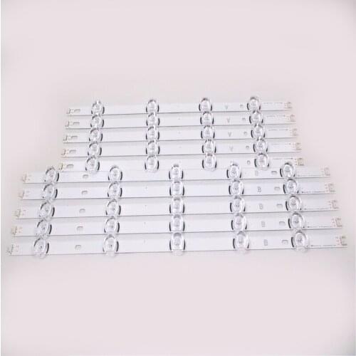 New 10 PCS/set LED backlgith strip Replacement for LG 49LB5500 LC490DUE Innotek DRT 3.0 49 A B 6916L-1788A 1789A 1944A 1945A