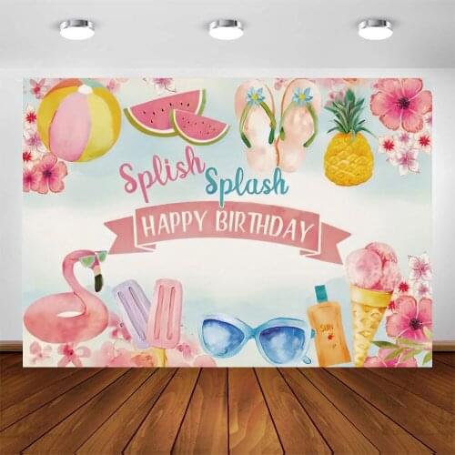 Yeele Ice Cream Party Watermelon Pineapple Backdrop Birthday Photography Summer Fruits Background For Photo Studio Photophone